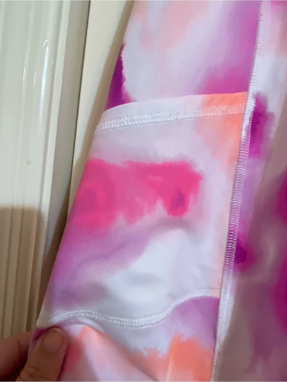 Avia Pink & Purple Tie-Dye Active Tank dress